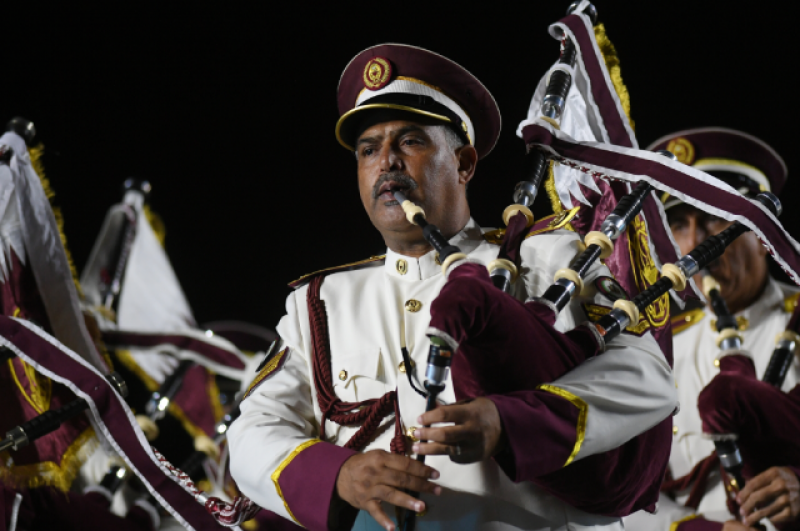 Военный оркестр Вооружённых сил Катара.