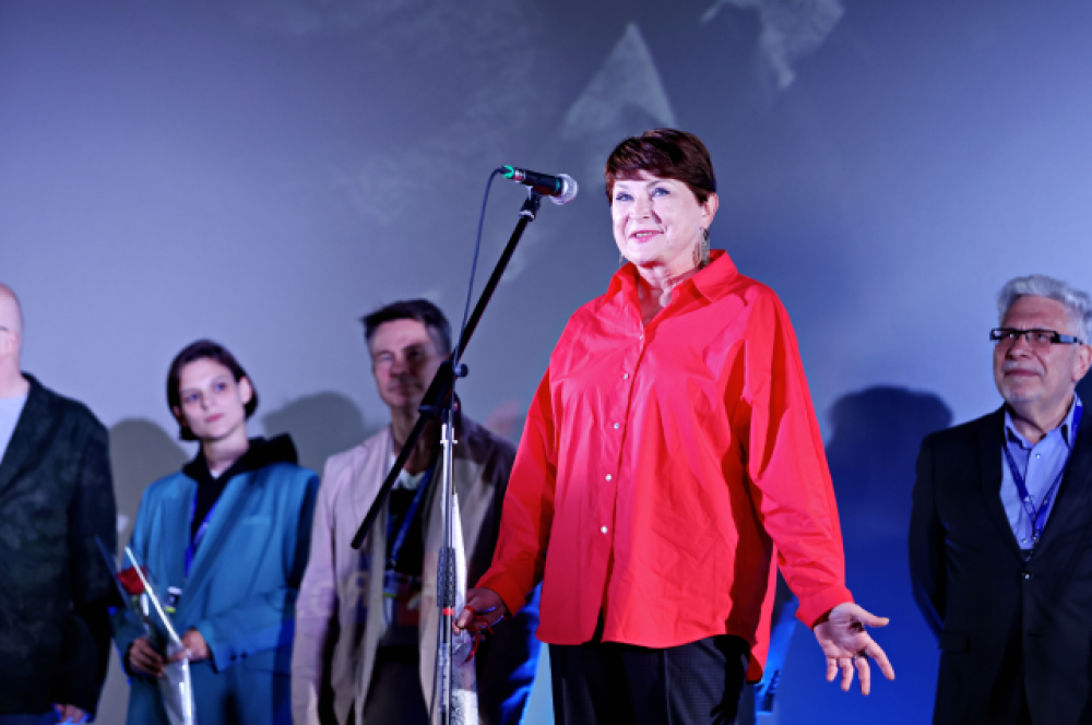 Председатель жюри игрового кино Лариса Садилова.