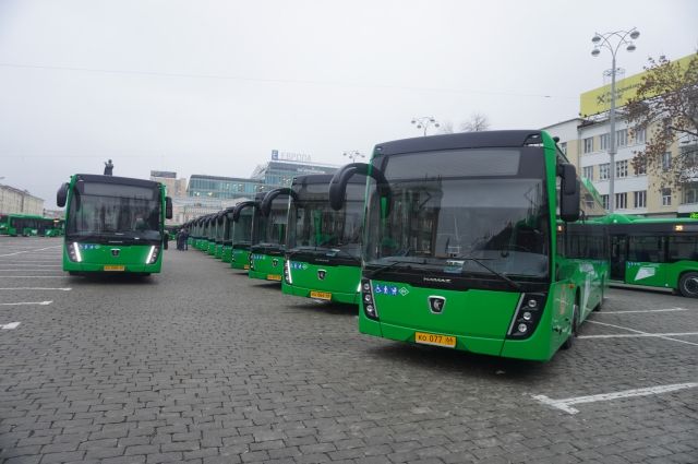 60 новых автобусов скоро выйдут на маршруты в Екатеринбурге