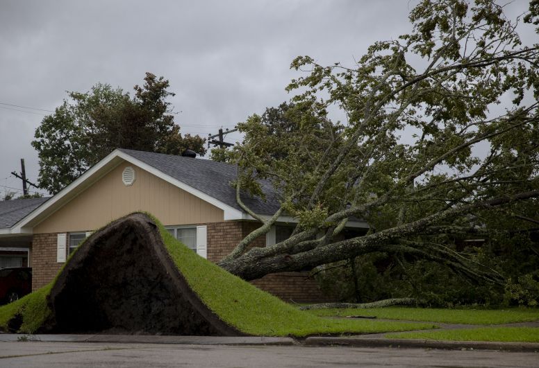 Последствия урагана «Ида» в Морган-Сити (штат Луизиана, США)
