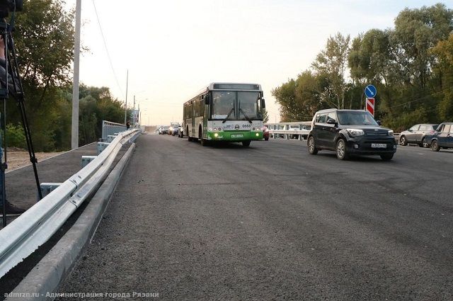 Мост через Трубеж в Рязани полностью открыли для автомобилистов