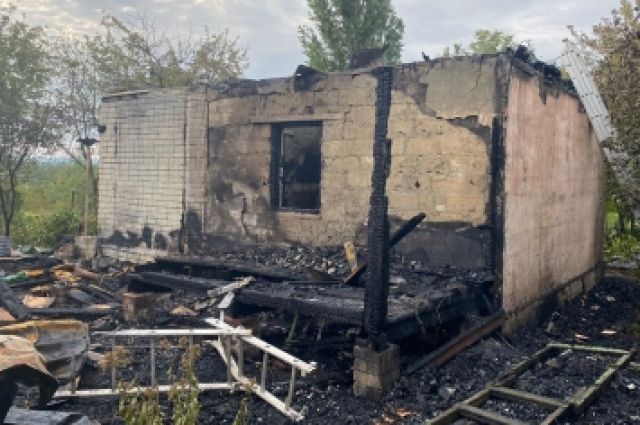 В Нижегородской области 84-летний пенсионер погиб при пожаре в частном доме