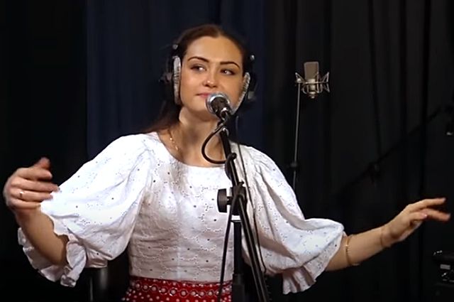 Певица Марта Серебрякова.