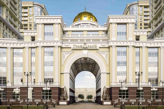 Жилой комплекс «Граф Орлов», созданный по индивидуальному проекту в стиле неоклассицизма, расположен в пешей доступности от станции метро «Московская».