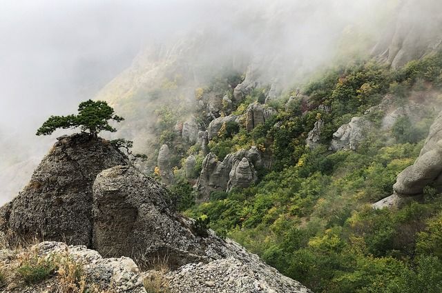 В горах под Алуштой заблудился турист из Смоленска