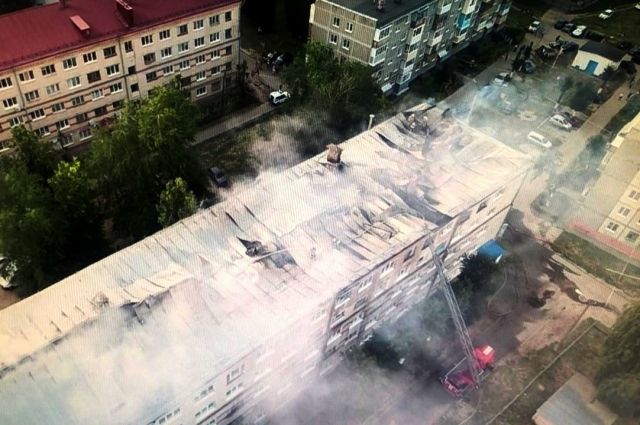 Крышу общежития в Новочебоксарске восстановят до конца сентября