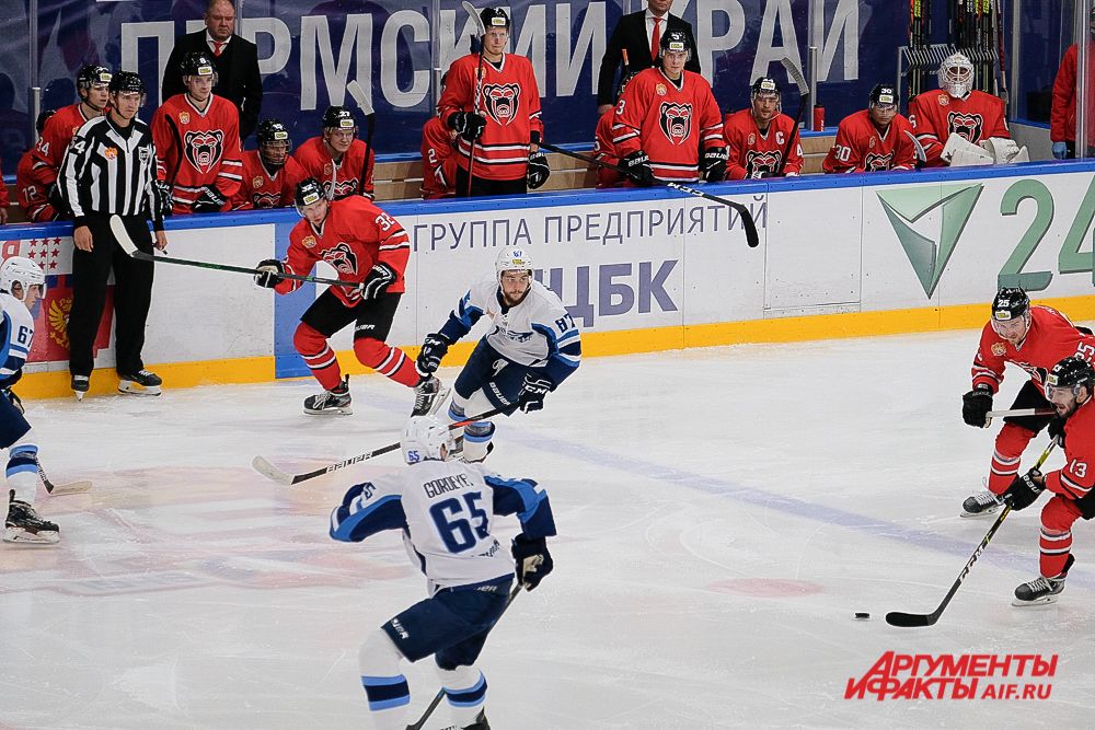 Домашний матч «Молот» - «Буран» в Перми.