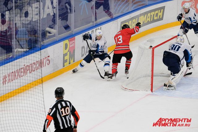 Хоккейных матч «Молот» - «Буран» в Перми | Фотолента