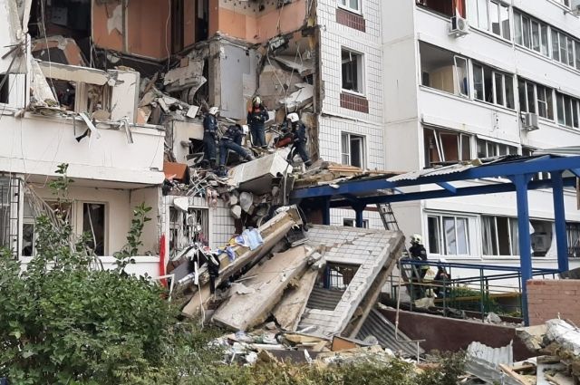 После взрыва в жилом доме в Ногинске сохраняется угроза обрушения