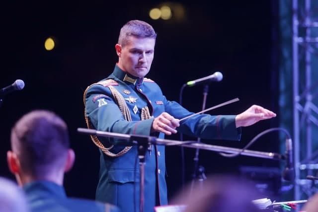 Концерт Центрального военного оркестра Минобороны в Пскове
