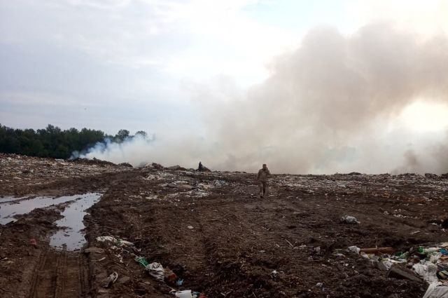 В Цивильском районе загорелась свалка: спасателей пока не привлекли