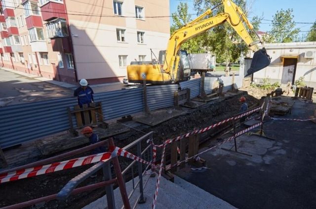 за межотопительный период всеми видами работ было отремонтировано порядка 5 км теплотрасс.