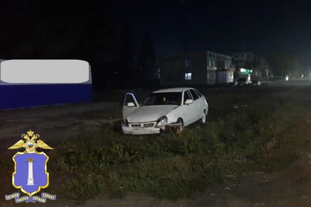 В Димитровграде пьяный водитель «Приоры» устроил ДТП, пострадала пассажирка