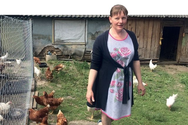 Наталья Васютина из Брасова теперь имеет реальный доход от продажи яиц и мяса.