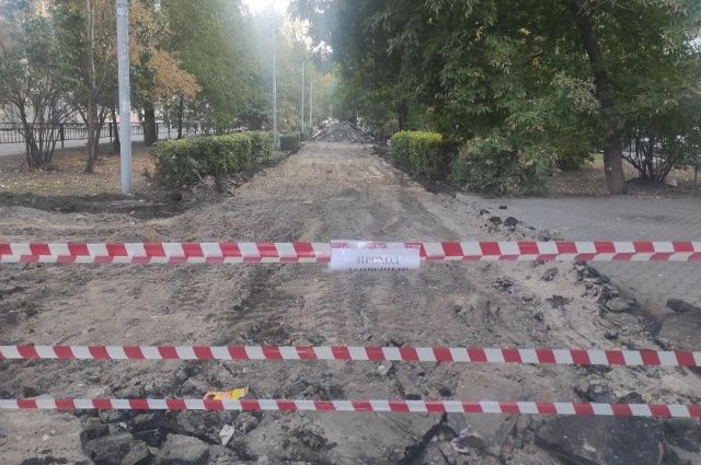 В Саратове начали ремонт бульвара на Рахова