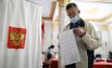 Во время голосования на выборах депутатов Государственной Думы РФ на избирательном участке №20-10 в Краснодаре