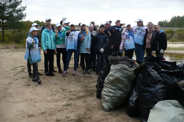 Более 30 мешков мусора собрали дети у реки Керженец в Нижегородской области