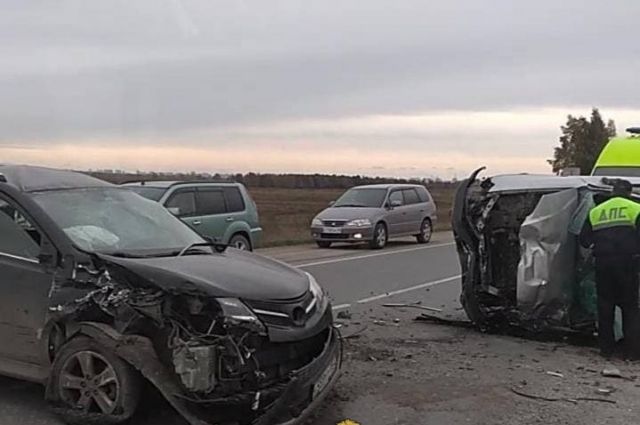 ДТП с тремя автомобилями произошло в Новосибирской области