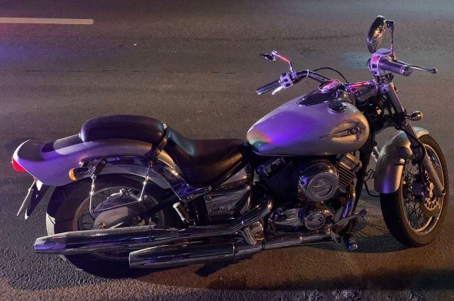 На Московском шоссе в Рязани мотоциклист без прав устроил ДТП