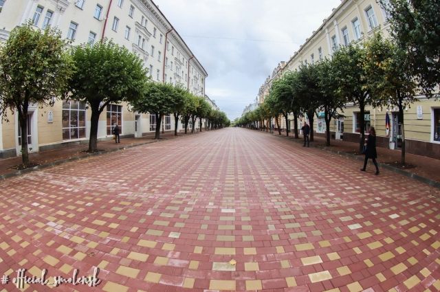 Смоляне смогут оценить обновленную улицу Ленина в День города