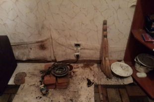 В Харькове мужчина упал на обогреватель и сгорел заживо