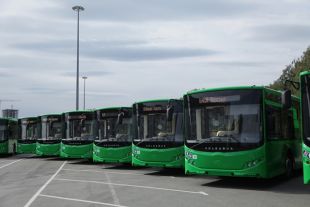 Зелёные и экологичные. Челябинск получил новые автобусы