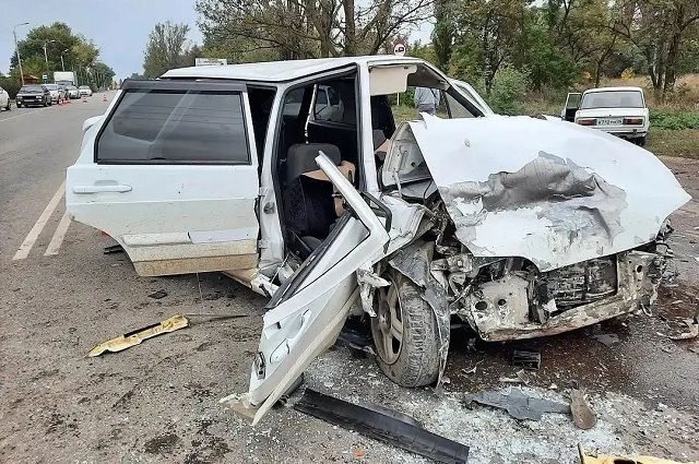 Четыре человека пострадали в тройной аварии в Георгиевске