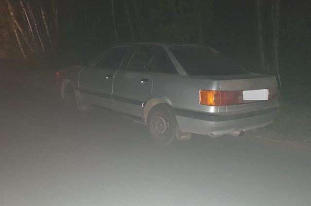 В Климосвском районе остановили пьяного подростка за рулем Audi 80