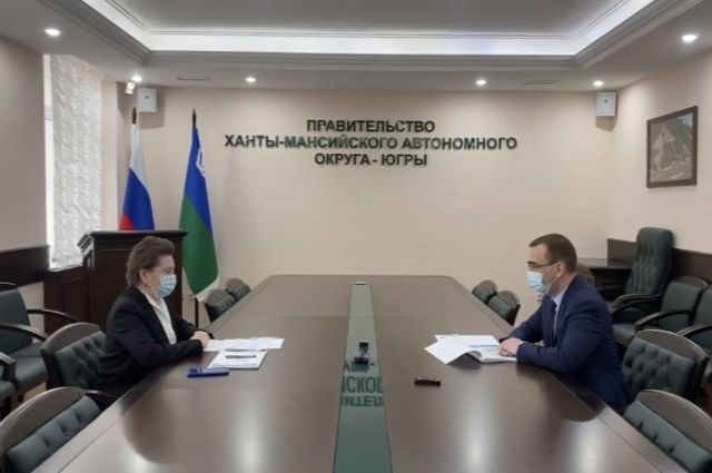 Встреча с главой Ханты-Мансийского района Кириллом Минулиным