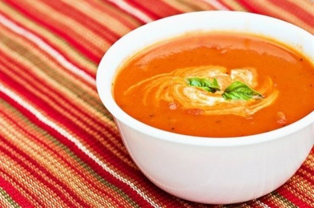 Томатный суп-пюре: пошаговый рецепт приготовления.