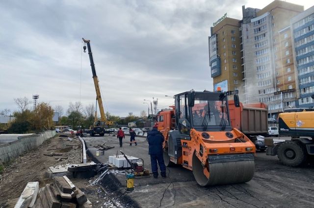 В Иркутске готовятся к асфальтированию мостового перехода на Джамбула