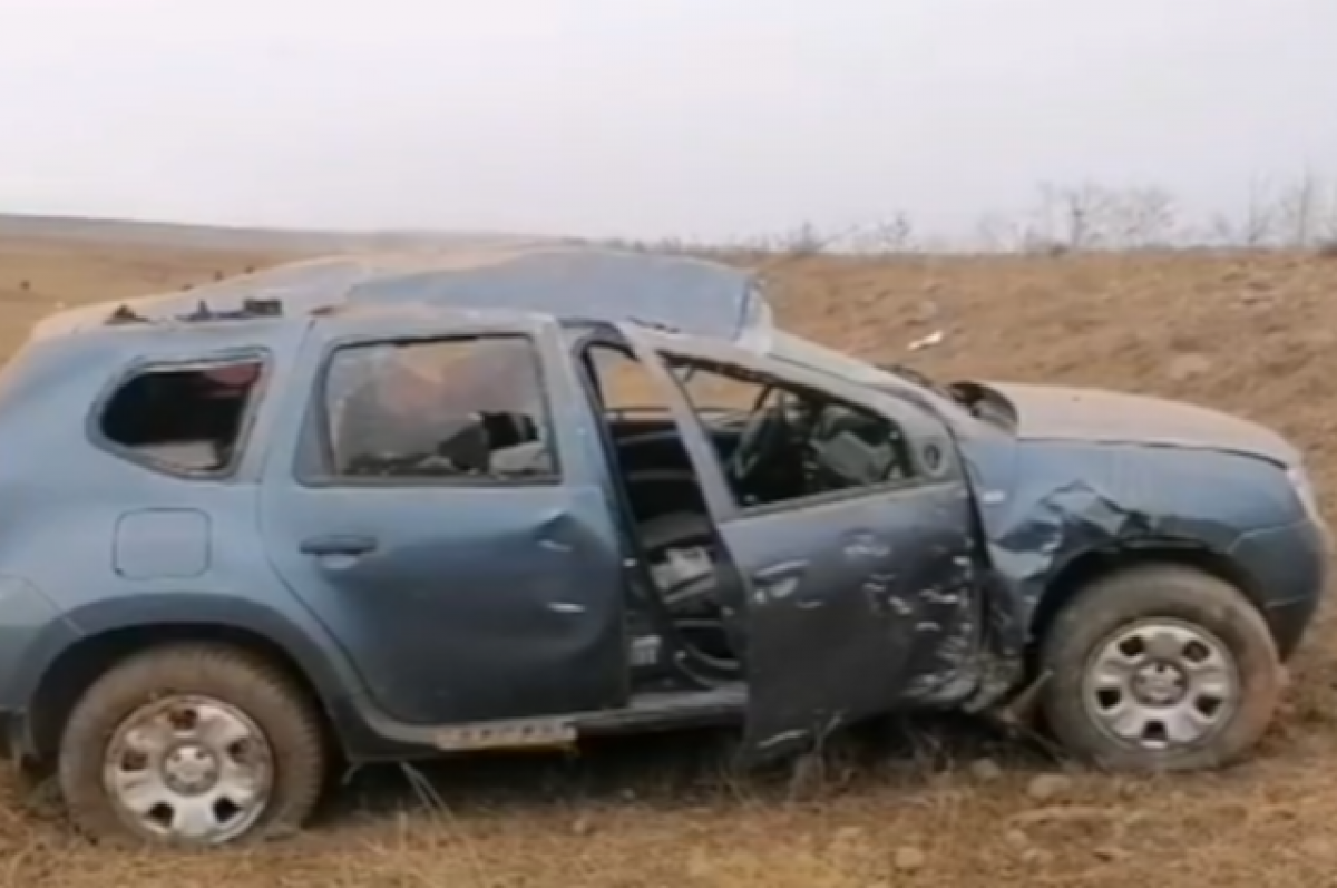 Фото горящего Рено Дастера. Аварии в Осинском районе Иркутской области за последние 7 дней.