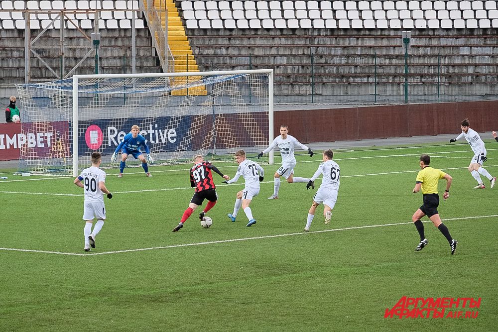 Футбольный матч «Амкар Пермь» – «Урал-2» в Перми.