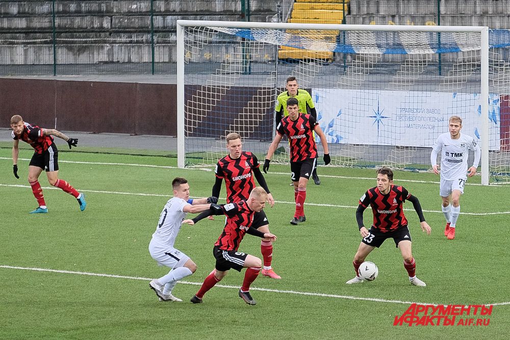 Футбольный матч «Амкар Пермь» – «Урал-2» в Перми.