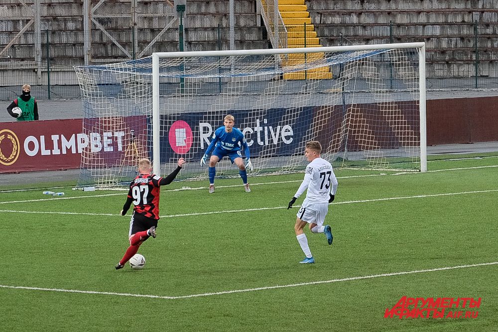 Футбольный матч «Амкар Пермь» – «Урал-2» в Перми.