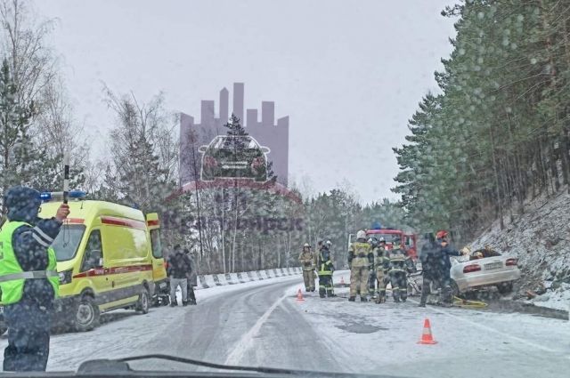 Серьезная авария под Дивногорском.