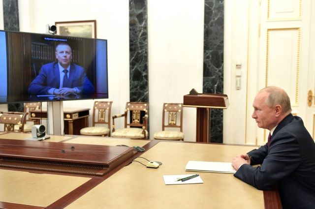 Путин пообщался с новым главой Ярославской области Михаилом Евраевым