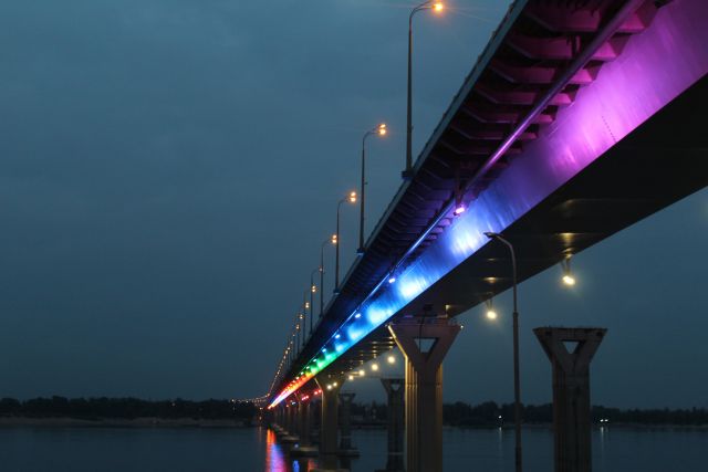 В Волгограде на 3 ночи перекроют мост через Волгу