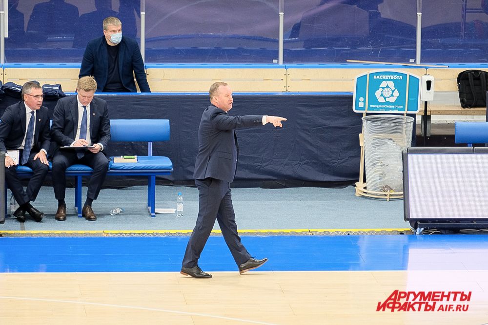 Баскетбольный матч «Парма-Париматч» - «Опава» в Перми.