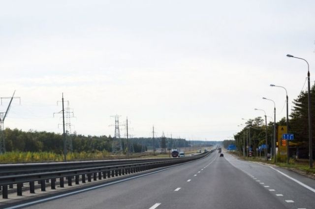 Участок трассы М-5 Урал на подъезде к Оренбургу расширили до четырех полос.