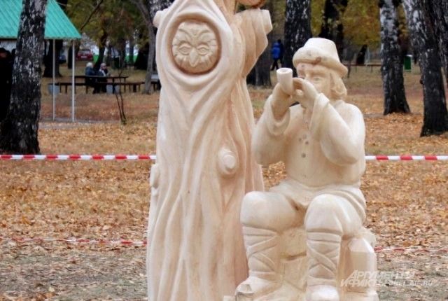 Фестиваль деревянной скульптуры в Челябинске