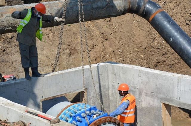 В Темрюкском районе завершили строительство водопровода длиной 16,5 км
