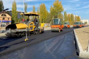На дорогах полностью обновили асфальтовое покрытие
