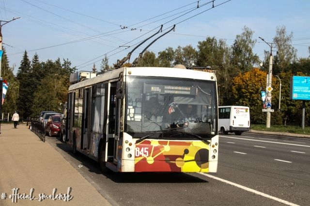 Движение троллейбусов возобновят на Нормандии-Неман в Смоленске