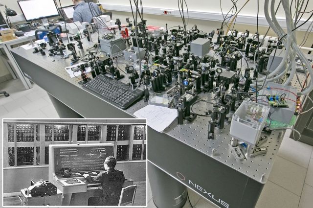 Меньше 100 лет назад появились первые  ЭВМ, а сегодня ученые пытаются создать квантовый компьютер. Теоретические разработки петербургских ученых воплощают в жизнь в Центре квантовых технологий МГУ.  