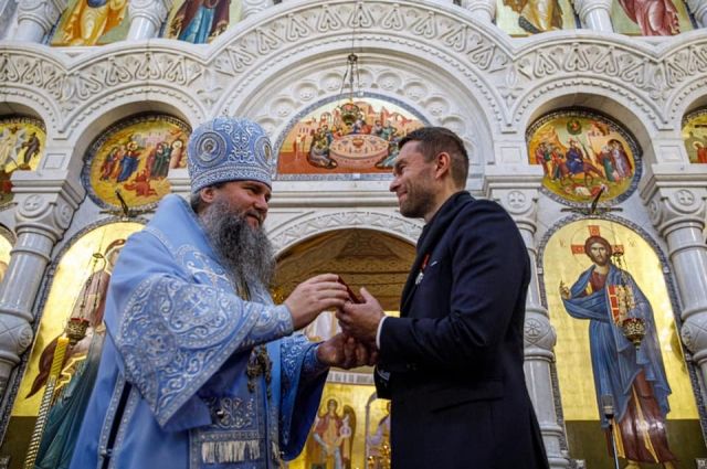 Депутат городской Думы получил награду от Екатеринбургской епархии