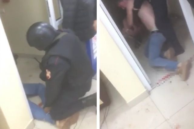В Новосибирске мужчина покусал посетителей магазина с алкоголем