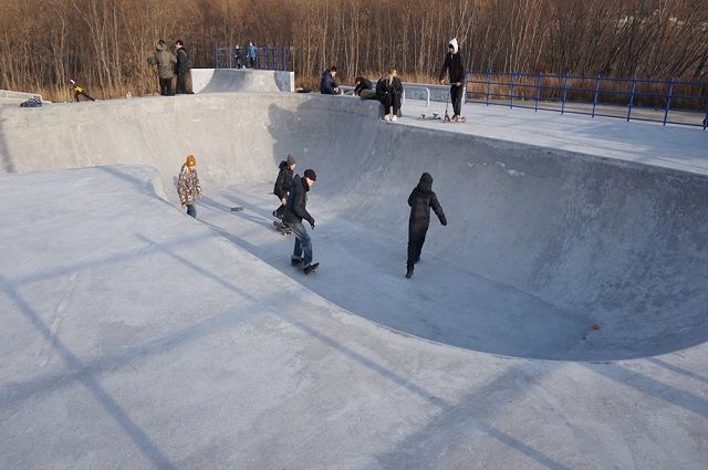 В Петропавловске завершили работы на скейт-парке