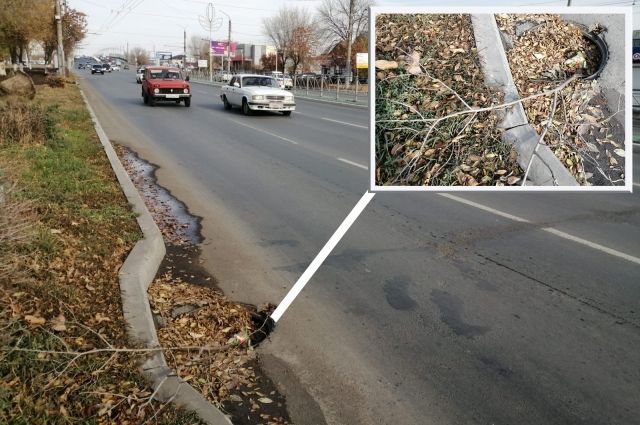 Активисты проверили состояние ливневок на дорогах Оренбурга
