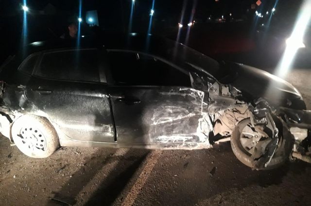 В Самарской области пьяный водитель Kia Rio врезался в Audi Q8